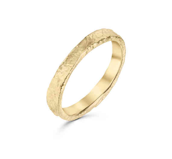 Gold Molten Ring